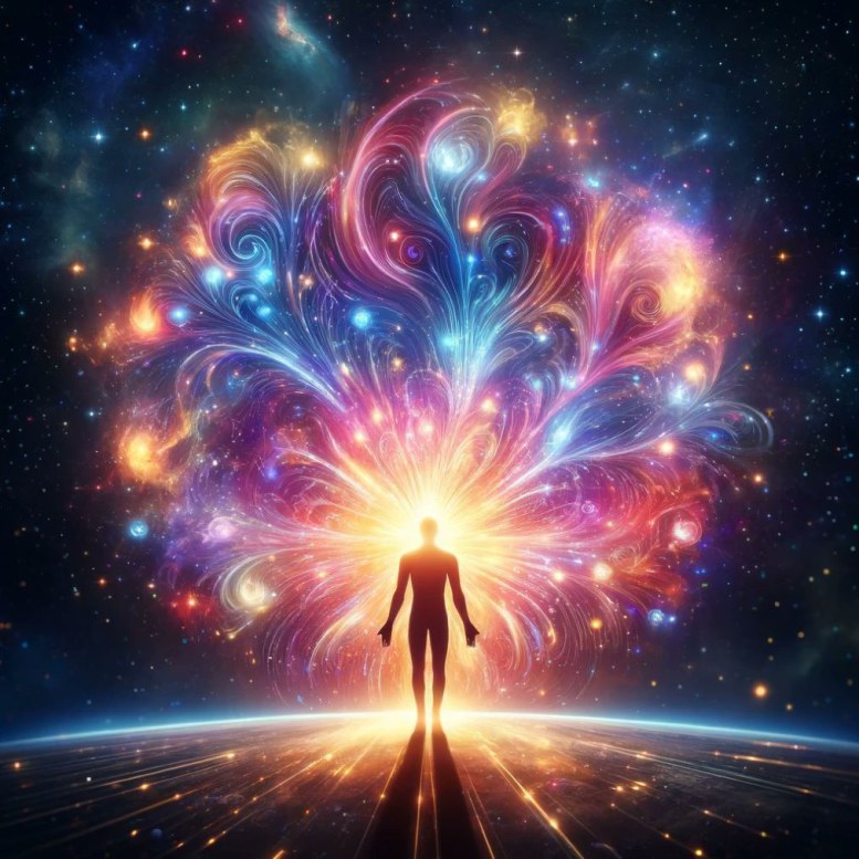 请利用来自你内心，由内而外体现的积极共鸣的光彩