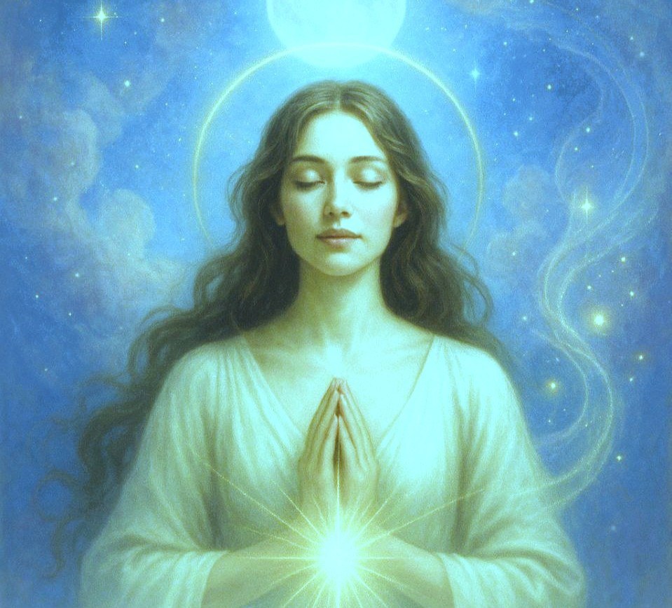 与创造之光一致，允许它服务你，并服务全人类