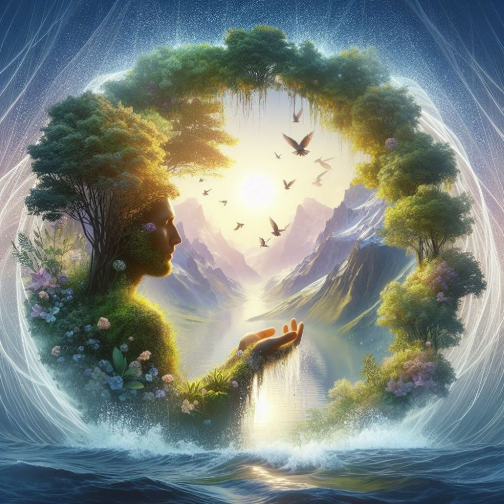 整个世界都在你的心中，在你的意识中