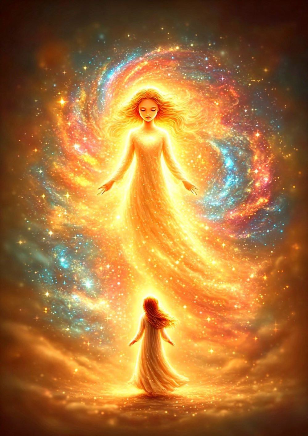 亲愛的宇宙，我从心中遇见了你，并认出了你！