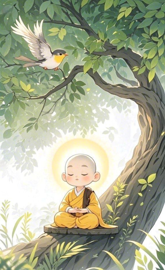 他们自然地、安静下来，倾听着这美妙