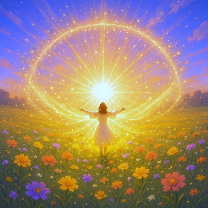 学习在这个“宇宙交响”的大转变中，成为光柱