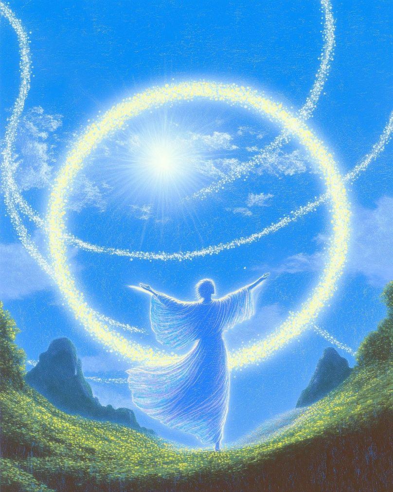 祂总是知道，如何与当下的无限潜力相调谐……