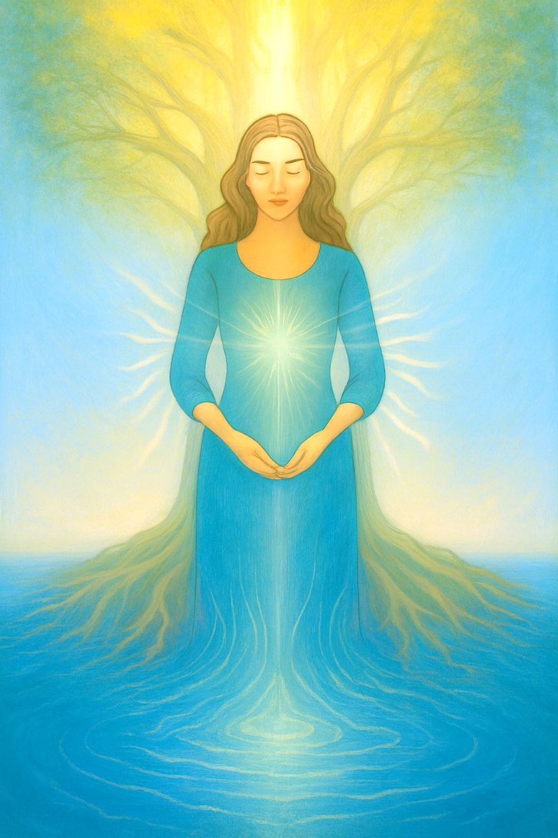 从心的共鸣中，你赋予一切以生命和新潜力