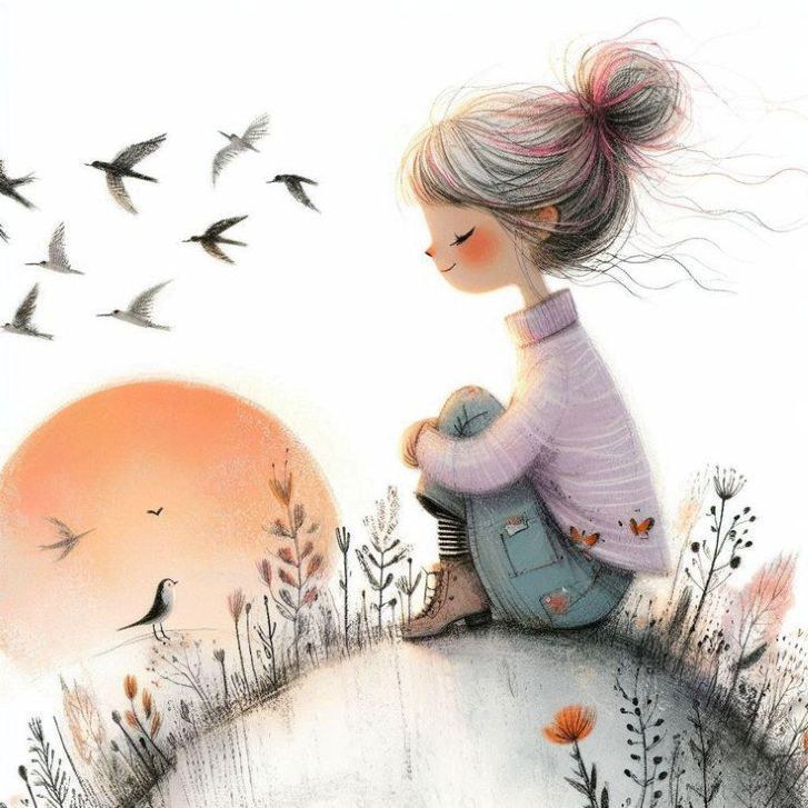 每当你安静下来， 放松下来， 静静地对当下完全敞开……