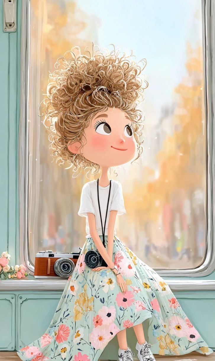 当我看着窗外的一切， 美丽，阳光灿烂……