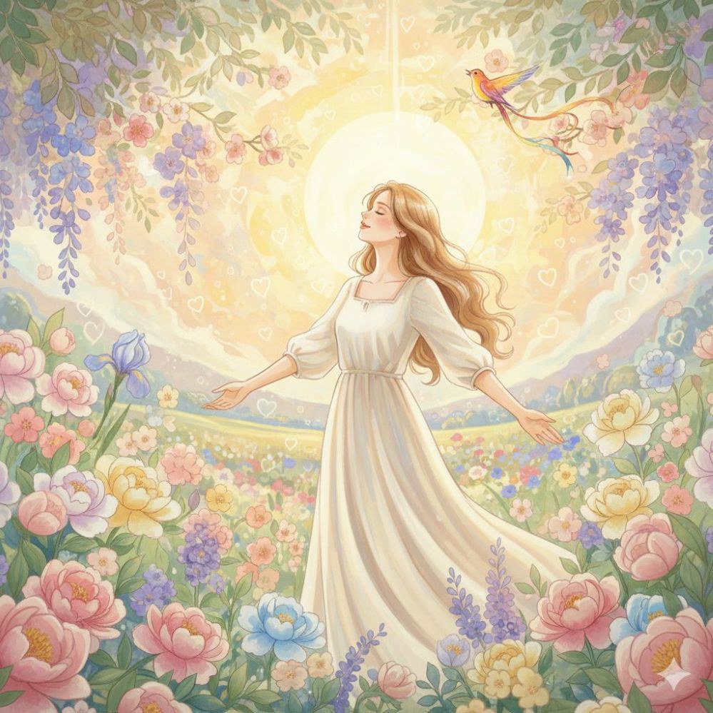 内在光共创音乐：我的心情，如飞鸟， 向往自由，得自由