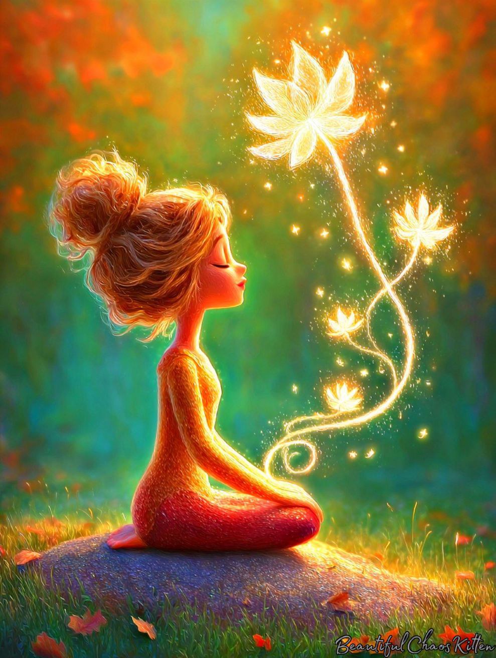 直到，万物从你心中，与你一起，生活在和平中